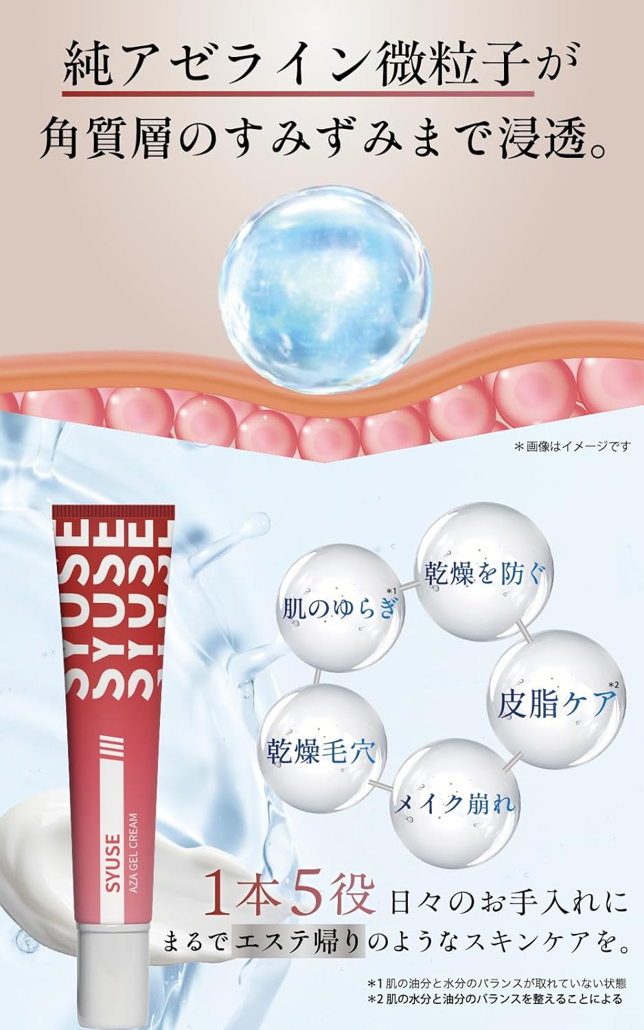 Azelaic Acid High Concentration 15% Formulated AZA Gel Cream, 0.7 oz (20 g), Azelaic Acid Cream, Moisturizing, Prevents Sebum Troubles, Skin Troubles, Gel (Set of 3)