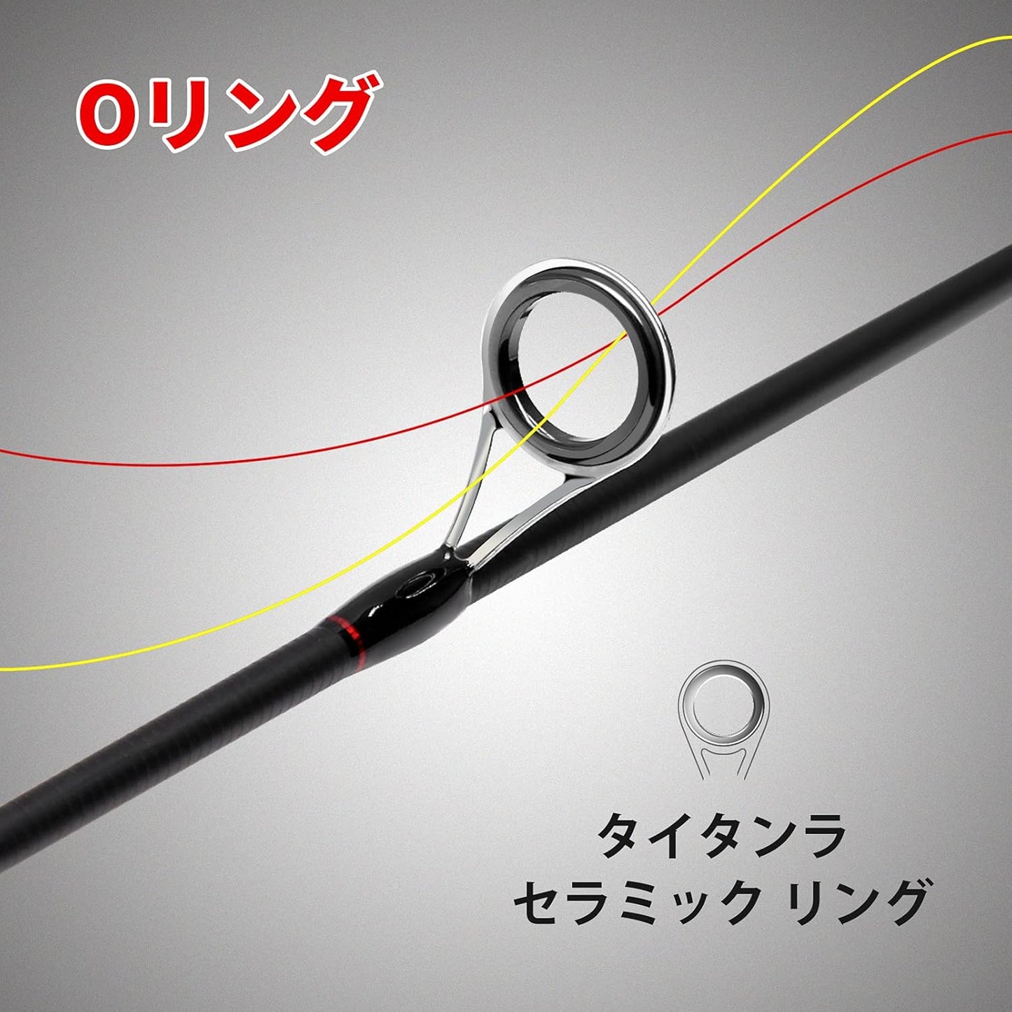 SANLIKE Egging Rod, Sea Bass Rod, Bait Rod, Spinning Rod, Ultra Lightweight, Carbon, O-Guide, Casting Rod, with 1 Tip, EVA Grip, Fishing Rod, Compact, For Saltwater Freshwater Applications, 5.9 ft