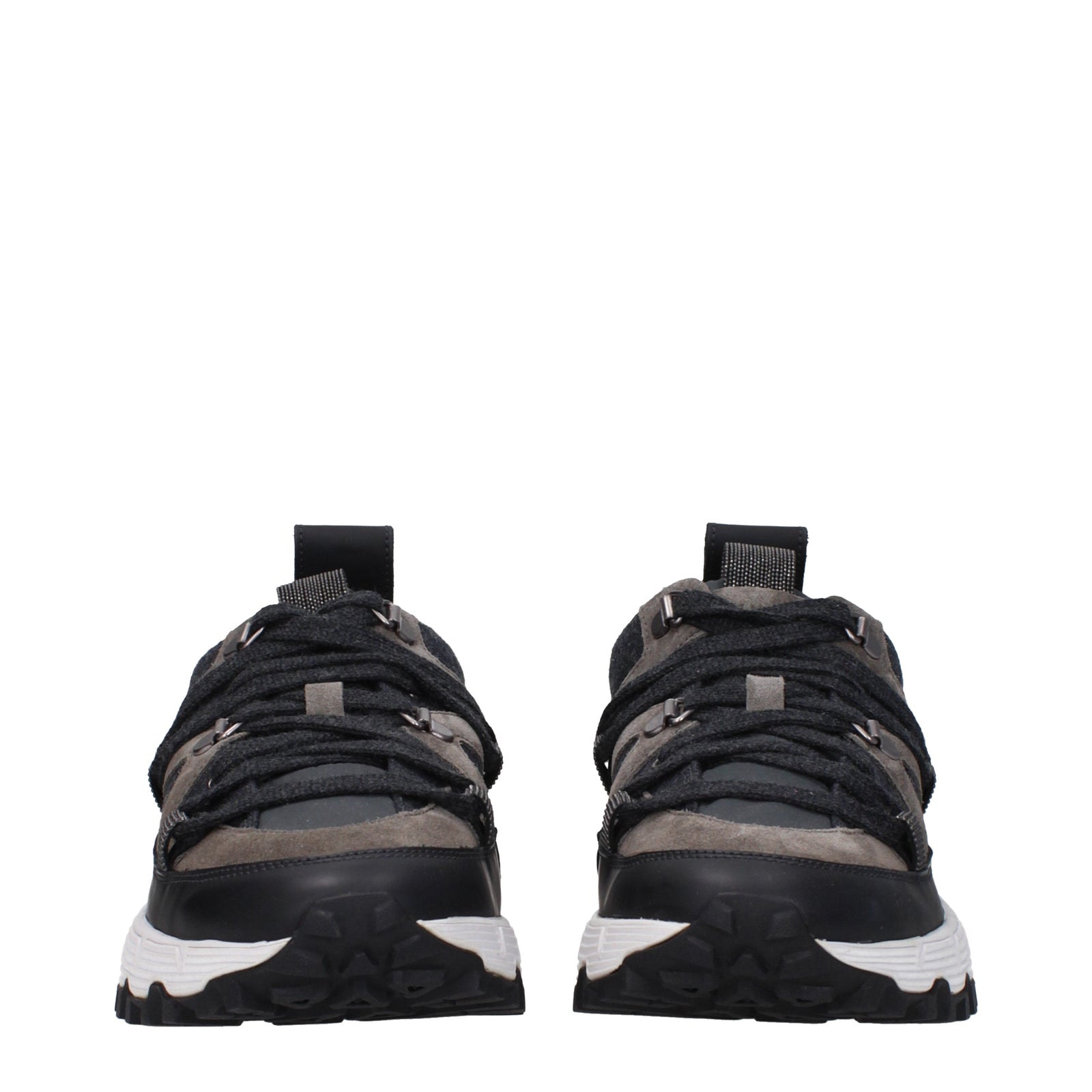 Brunello CucinelliスニーカーVibram Woman Fabric Grey - Image 4