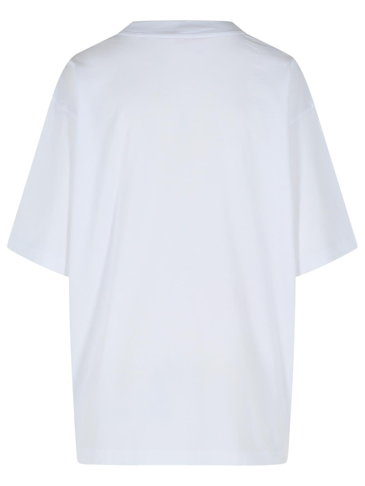Marni チューリッププリント付きマルニホワイトコットンTシャツ - Image 4