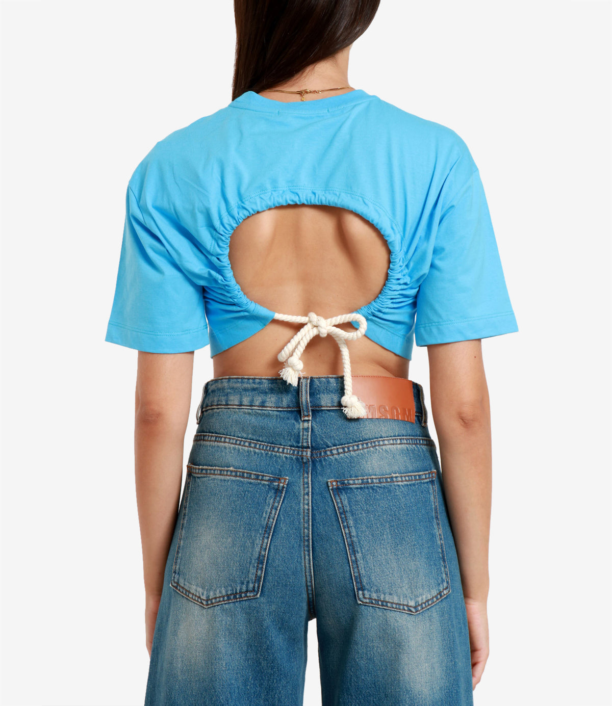 Msgm MSGM Tシャツとポロスクリアブルー - Image 4