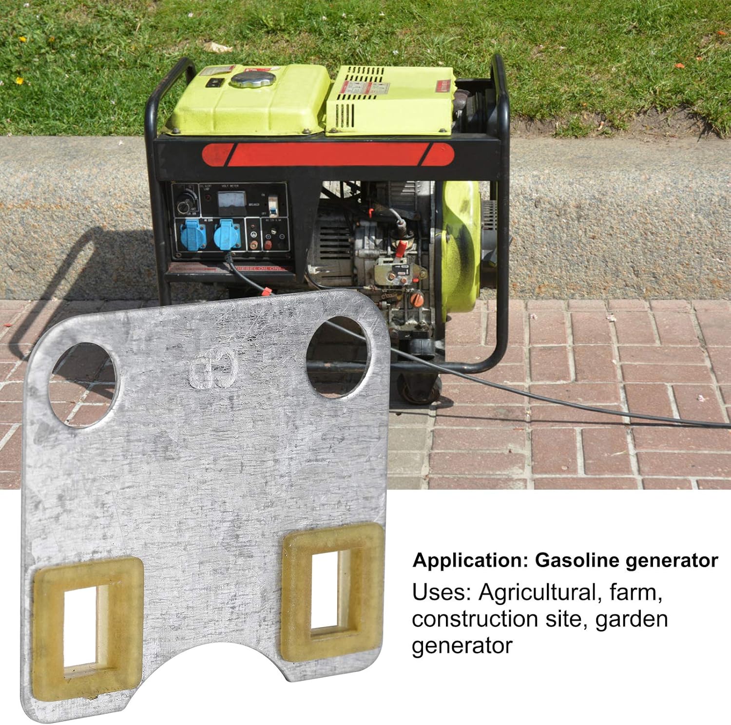 プッシュロッドガイドプレート GX160 168F 170F 2‑3KW ガソリン発電機用 20個