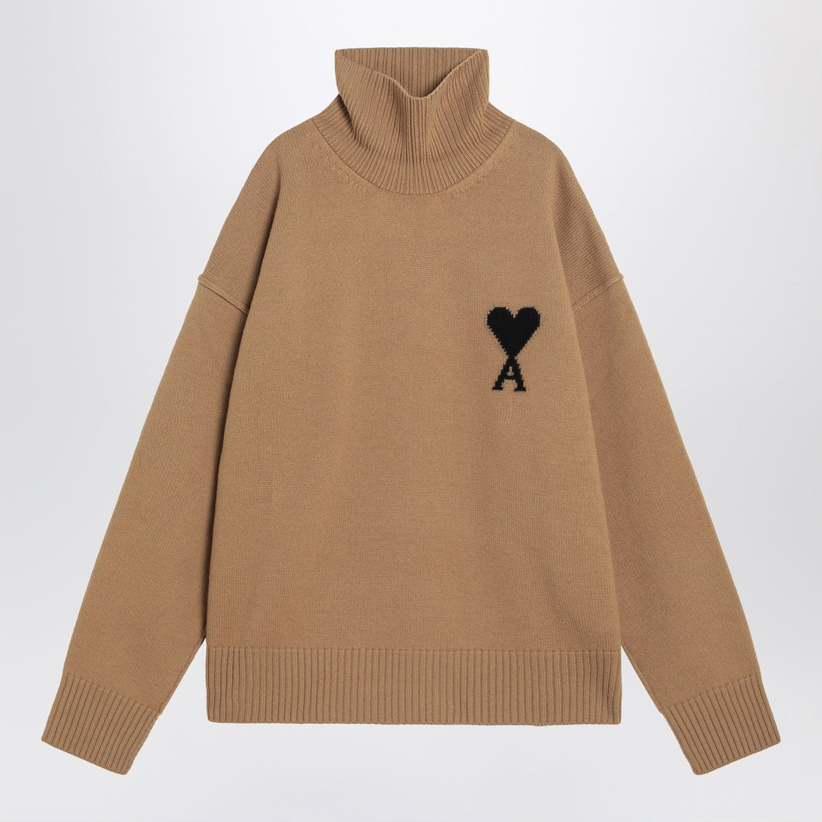 Ami Ami Paris Camel Ami De Coeur Turtleneckセーター - Image 4