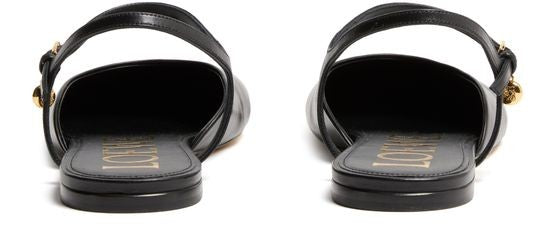 LOEWE Toy ankle strap ballerinas in lambskin - Image 4