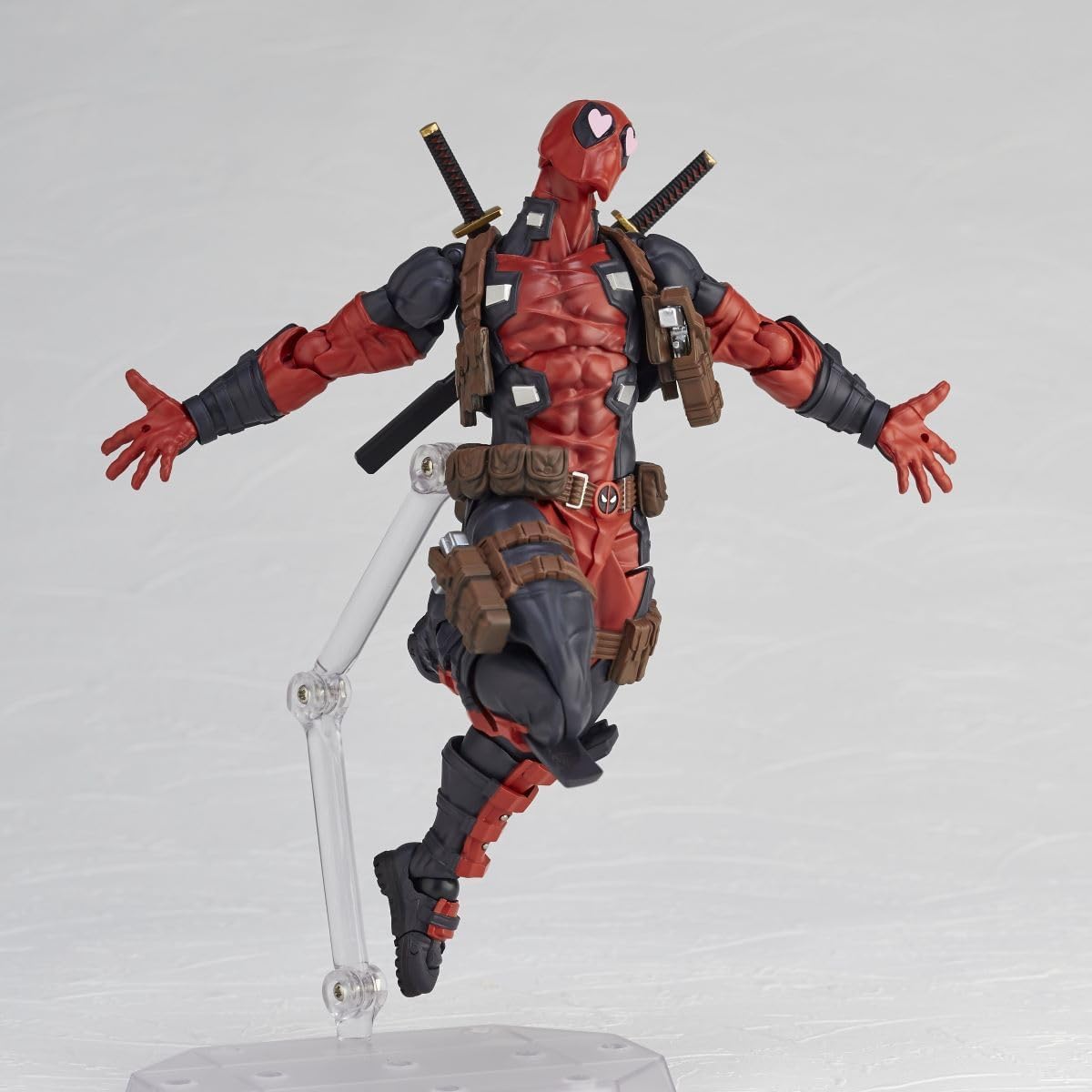 Kaiyodo Revoltech Amazing Yamaguchi Deadpool Ver. 2.5, Total Height: Approx. 6.7 inches (170 mm), Non-scale, PVC & ABS, Painted Action Figure