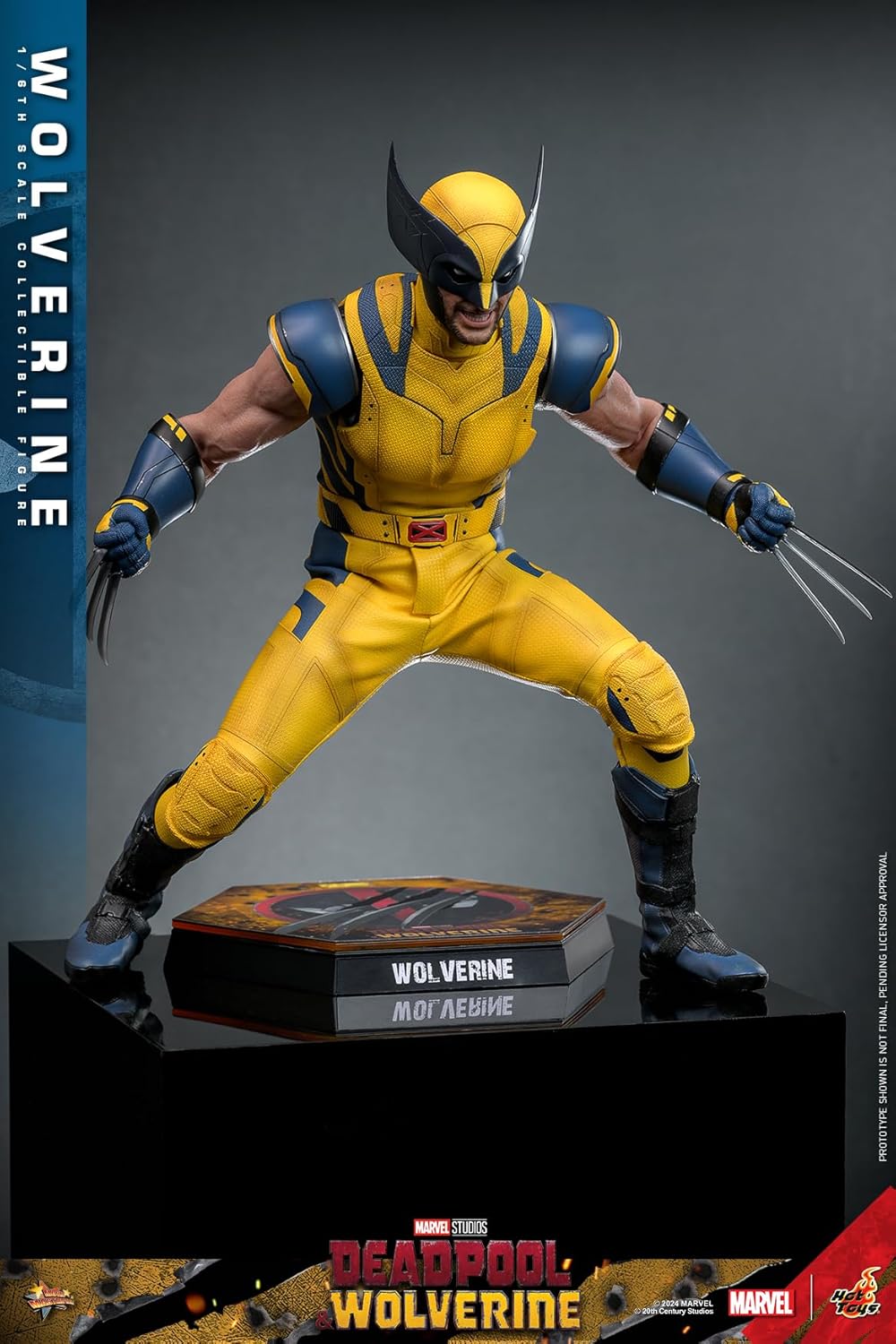 Movie Masterpiece Deadpool & Wolverine Wolverine 1/6 Scale Figure