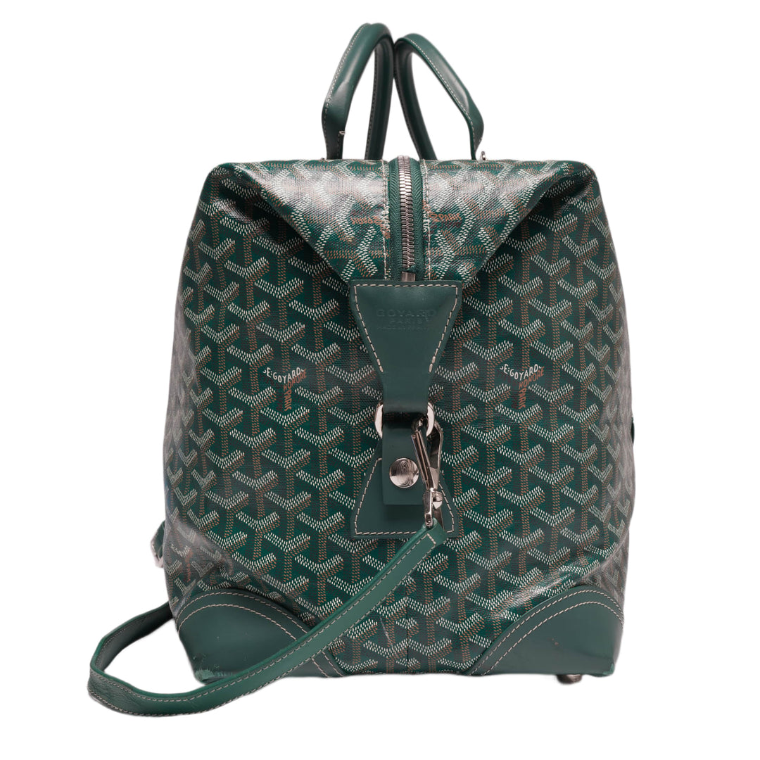GOYARD 'GREEN' BOWLING 45 DUFFLE BAG