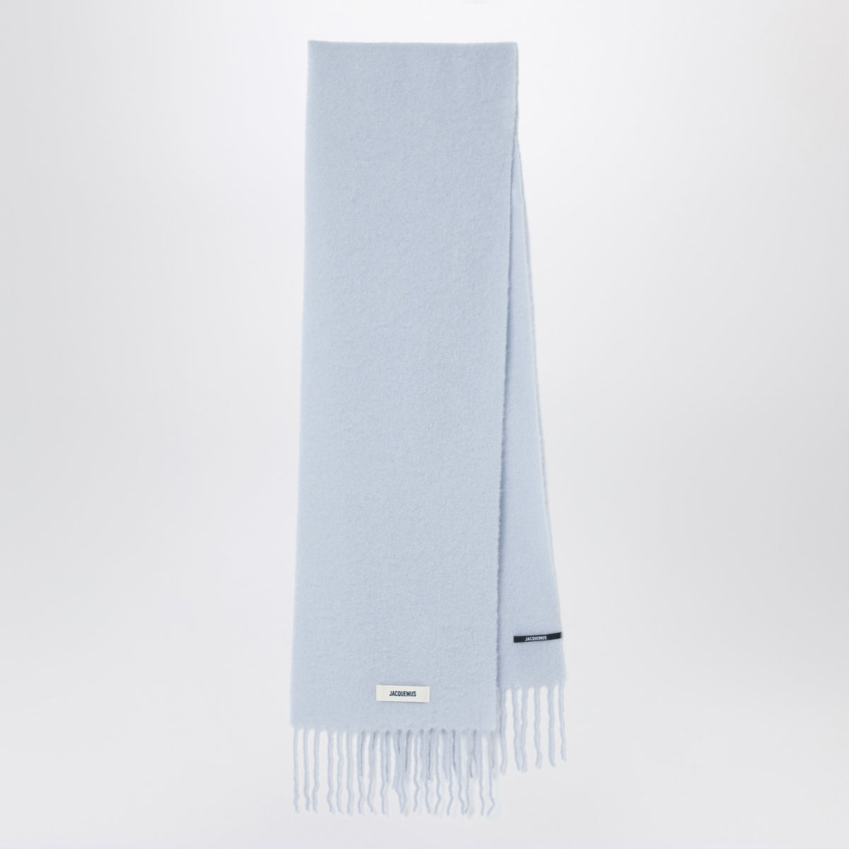 Jacquemus Jacquemus Light Lilac AlpacaとMohair Scarf - Image 4