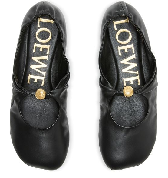 LOEWE Pebble ballerinas in soft nappa lambskin - Image 4