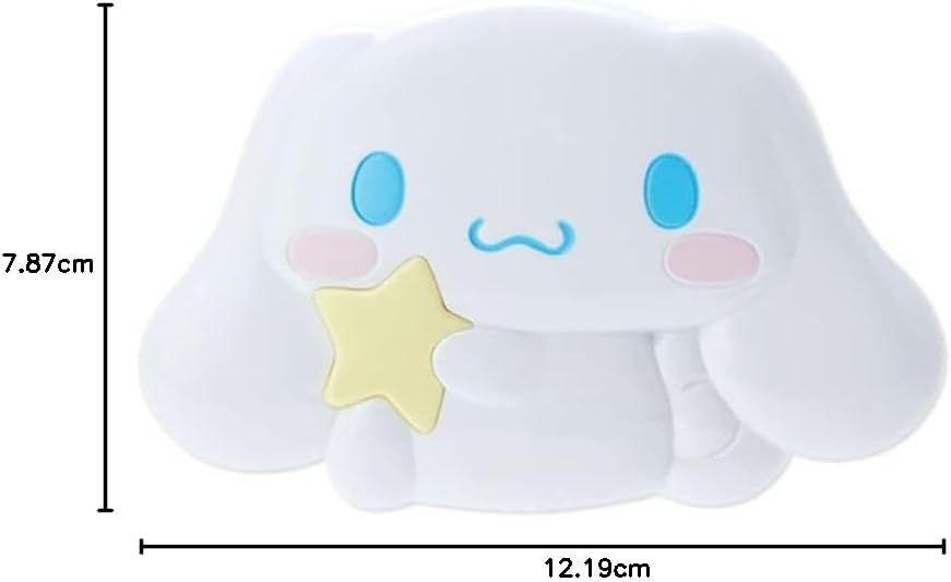 Sanrio Cinnamoroll Face-Shaped Mirror & Comb Set 963810 Plastic