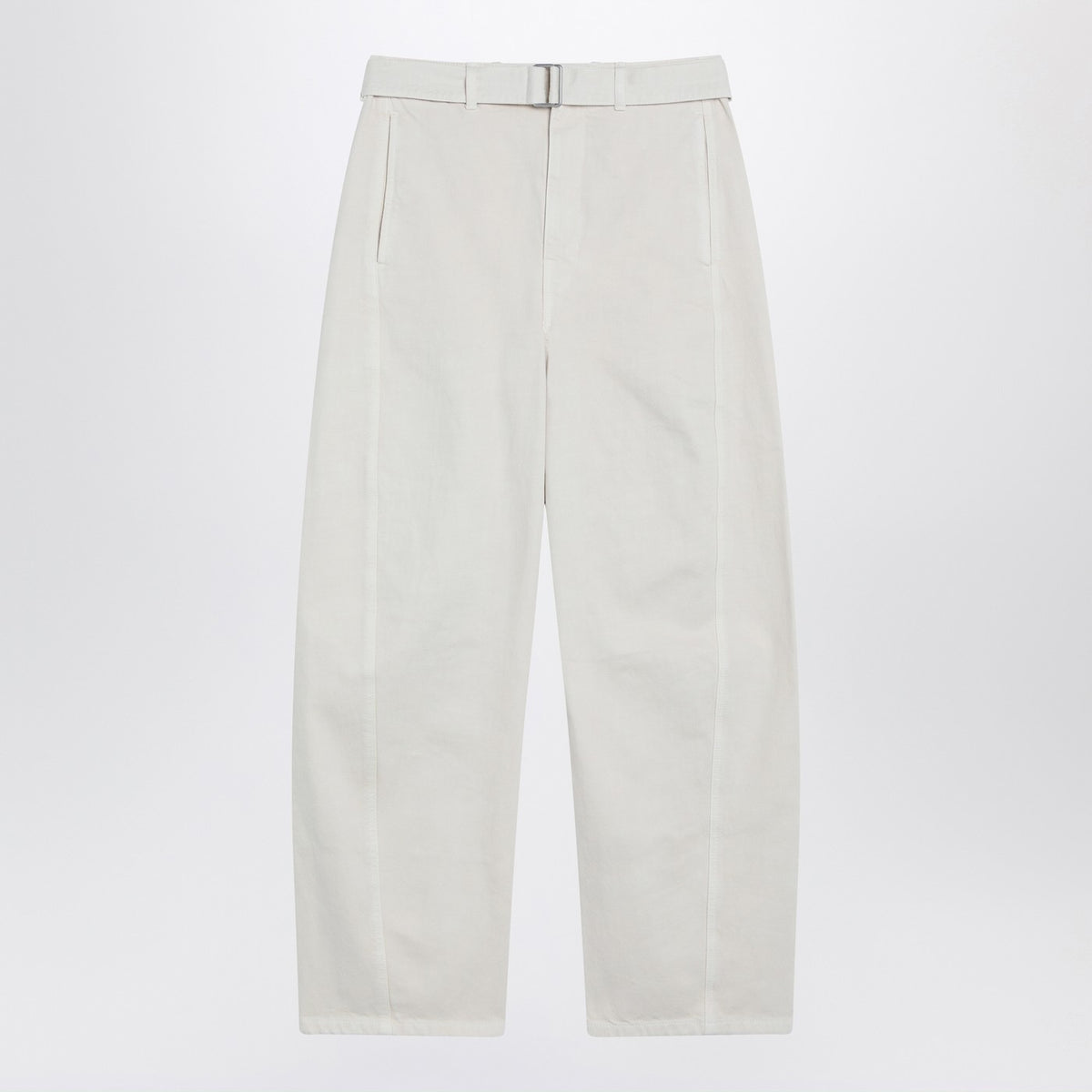 Lemaire ベルト付きのレメールクリームズボン - Image 4
