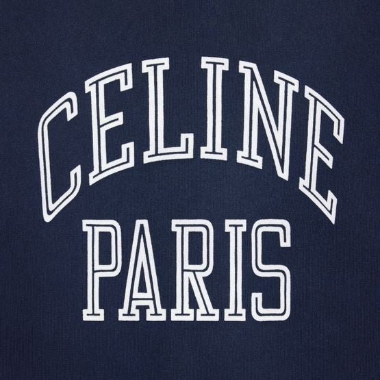 CELINE Loose sweatshirt in cotton fleece - Image 4