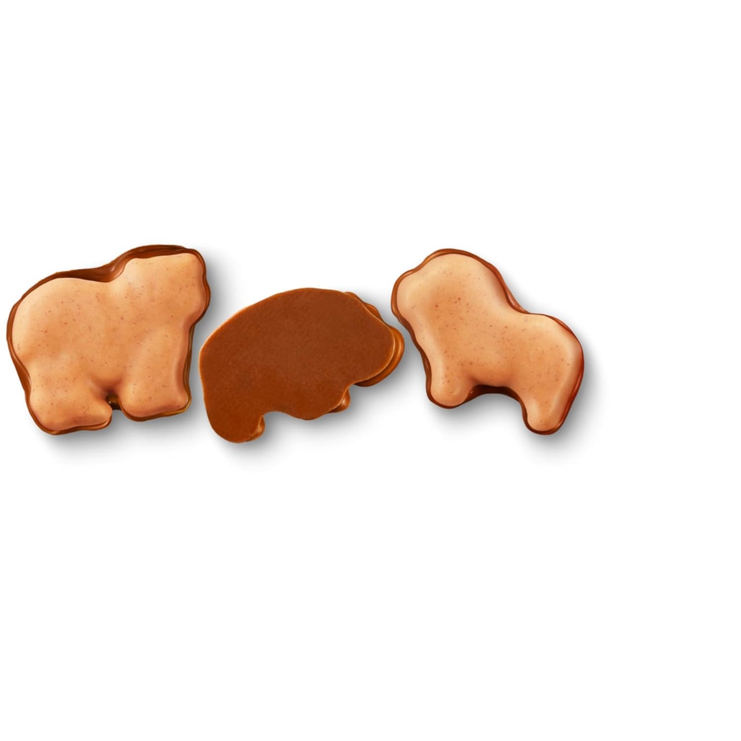 REESE'S Mantequilla de maní de chocolate sumergida, bolsa de galletas de animales, 4.25 oz
