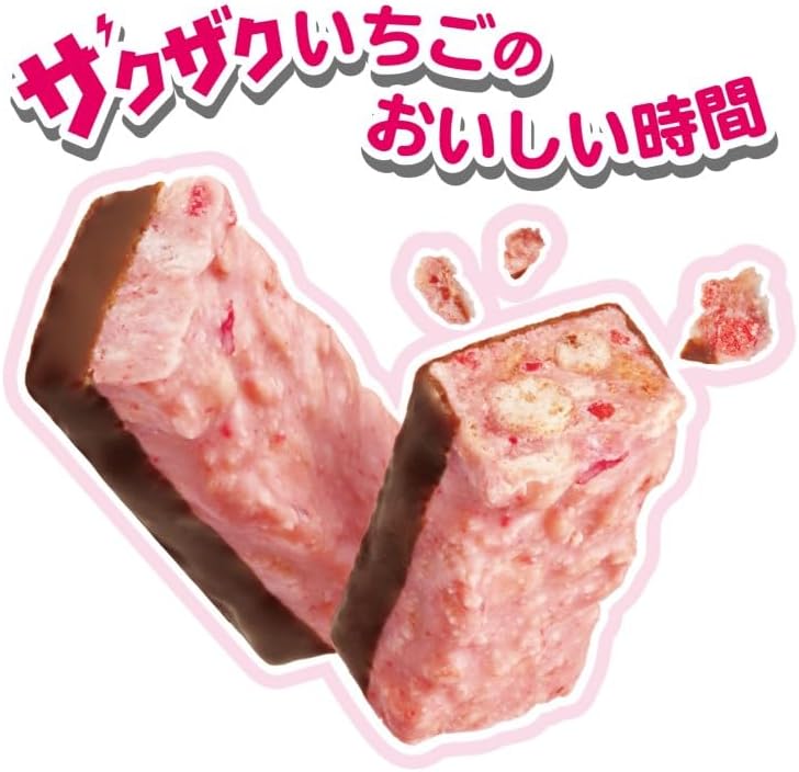 Yuraku Seika Strawberry Thunder Mini Bar, 4.0 oz (113 g)