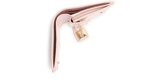MIU MIU Leather coin purse with padlock details - Image 4