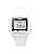 Casio W-215H Series Standard Digital Wristwatch, Men's, Women's, Overseas Model, Gloss White x Black W-215H-7AV