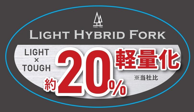 KONYO Family Tree Lightweight Pipe Handle Fork with 4 Nails Hybrid (Aluminum Pipe Handle + Iron Claw Head) 20% Lighter (Compared to Our Previous Model)