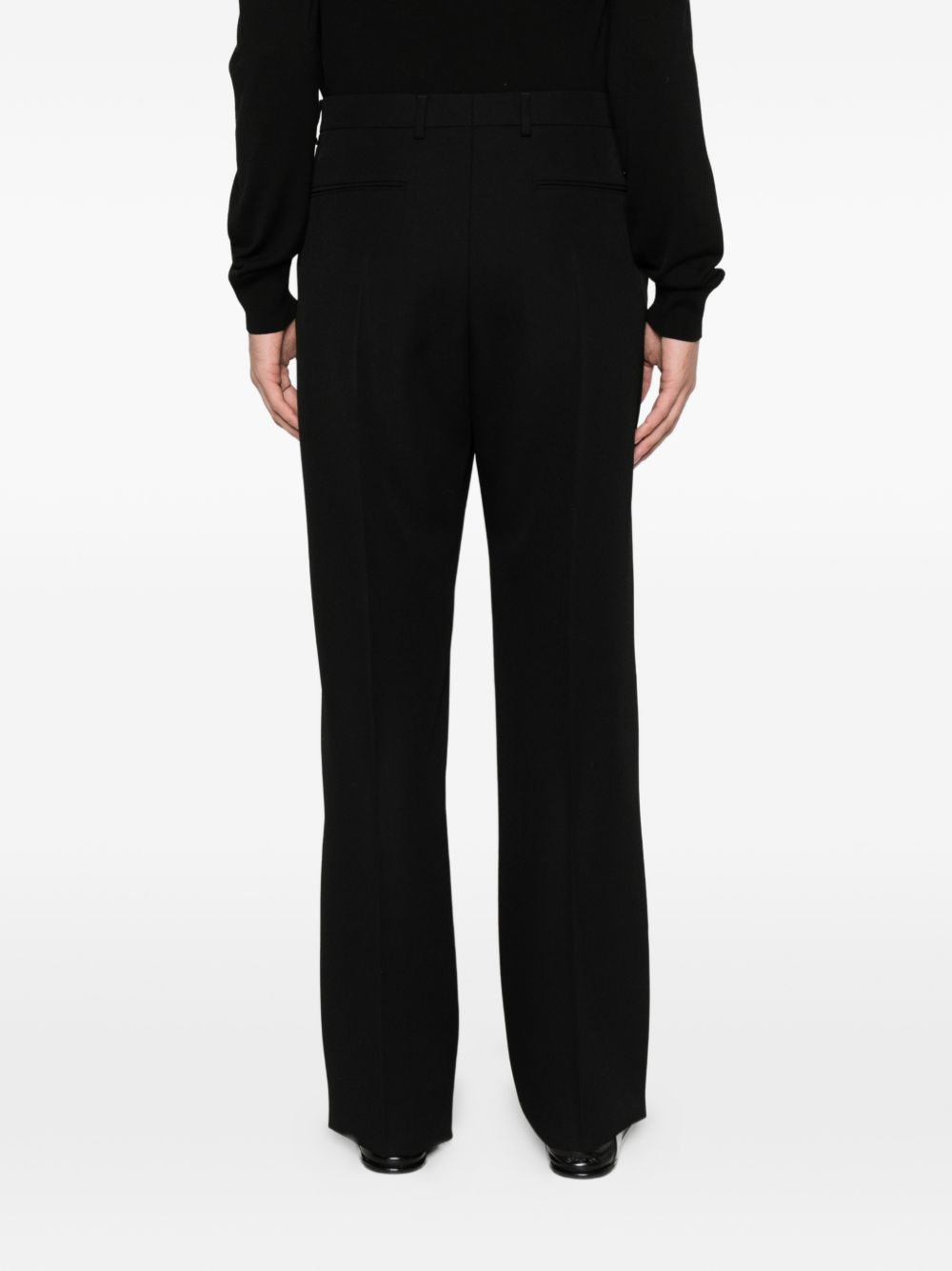 Valentino ヴァレンティノ ウール フォーマル パンツ - Image 4