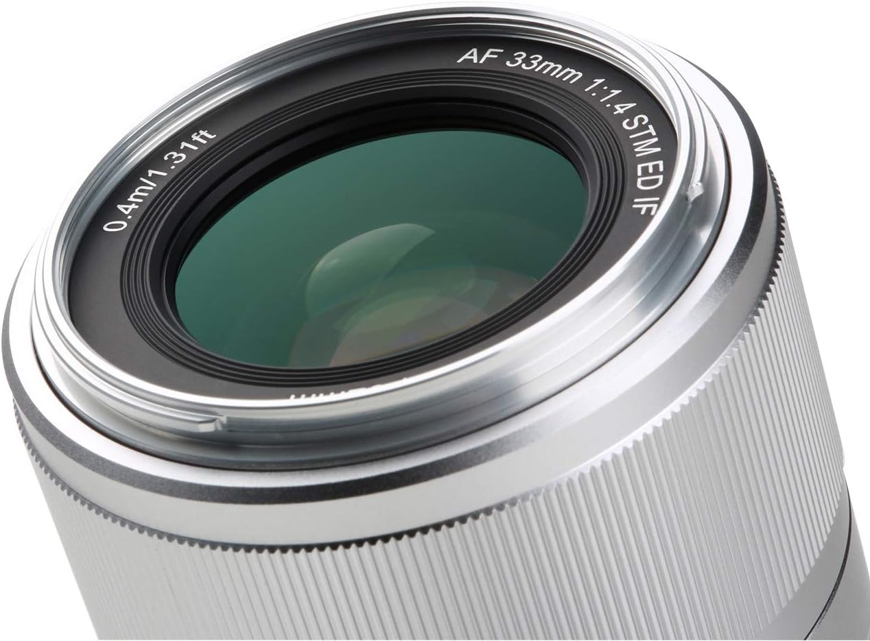 VILTROX Monofocal Lens EF-M 33mm f1.4 STM AF Canon EF-M Mount Replacement Lens APS-C Monofocal Lens for Canon EOS M10/M50 M100 M3 M5 M6 M6 II Cameras