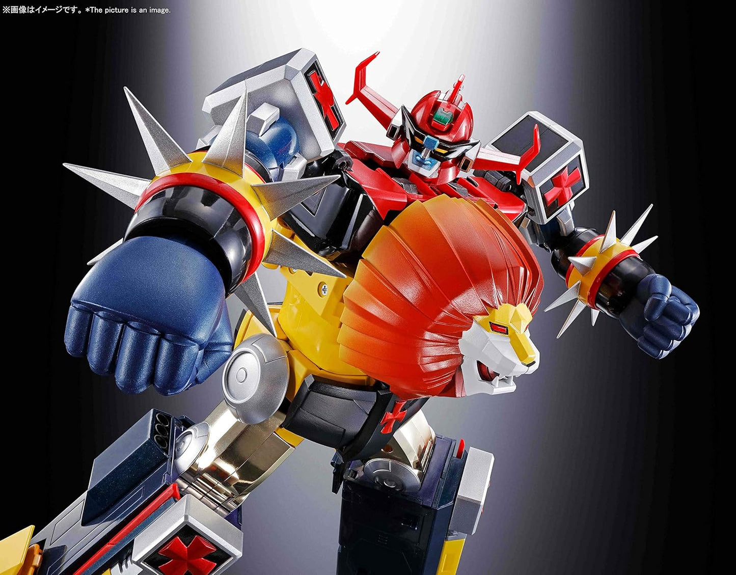 Soul of Chogokin GX-59R Mirai Robo Daltanias, Approx. 10.6 inches (270 mm), Die Cast & ABS & PVC Pre-painted Action Figure