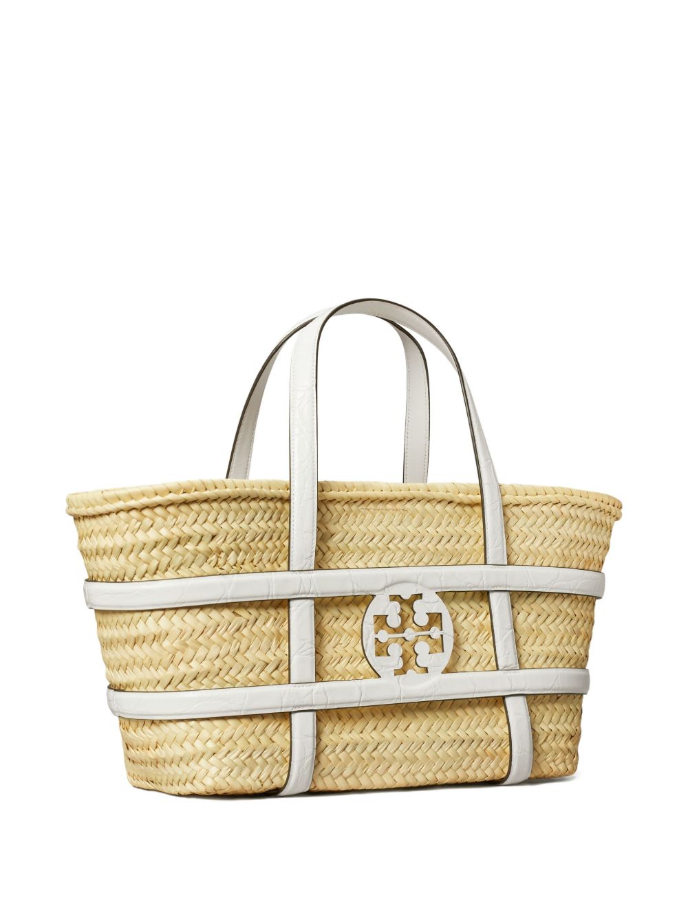 Tory Tory Burch Ella Straw Basket Bag - Image 4