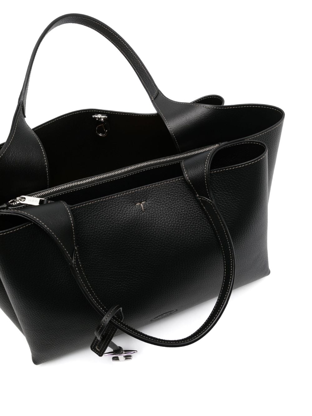 Tods トッド 'S ミディアムレザーショッピングバッグ - Image 4