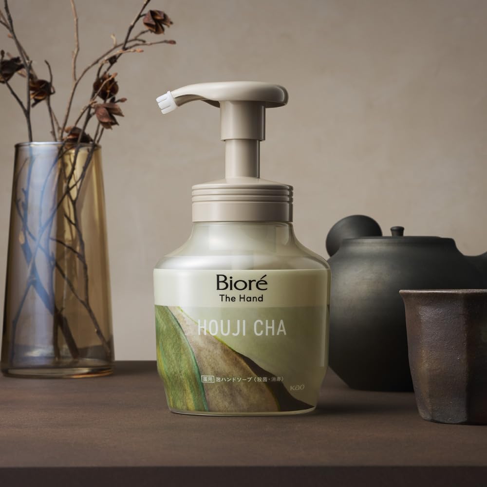 Biore The Hand Foaming Hand Soap, Alcoholic Broom Tea Scent, Pump 9.5 fl oz (280 ml) (Quasi-Drug)