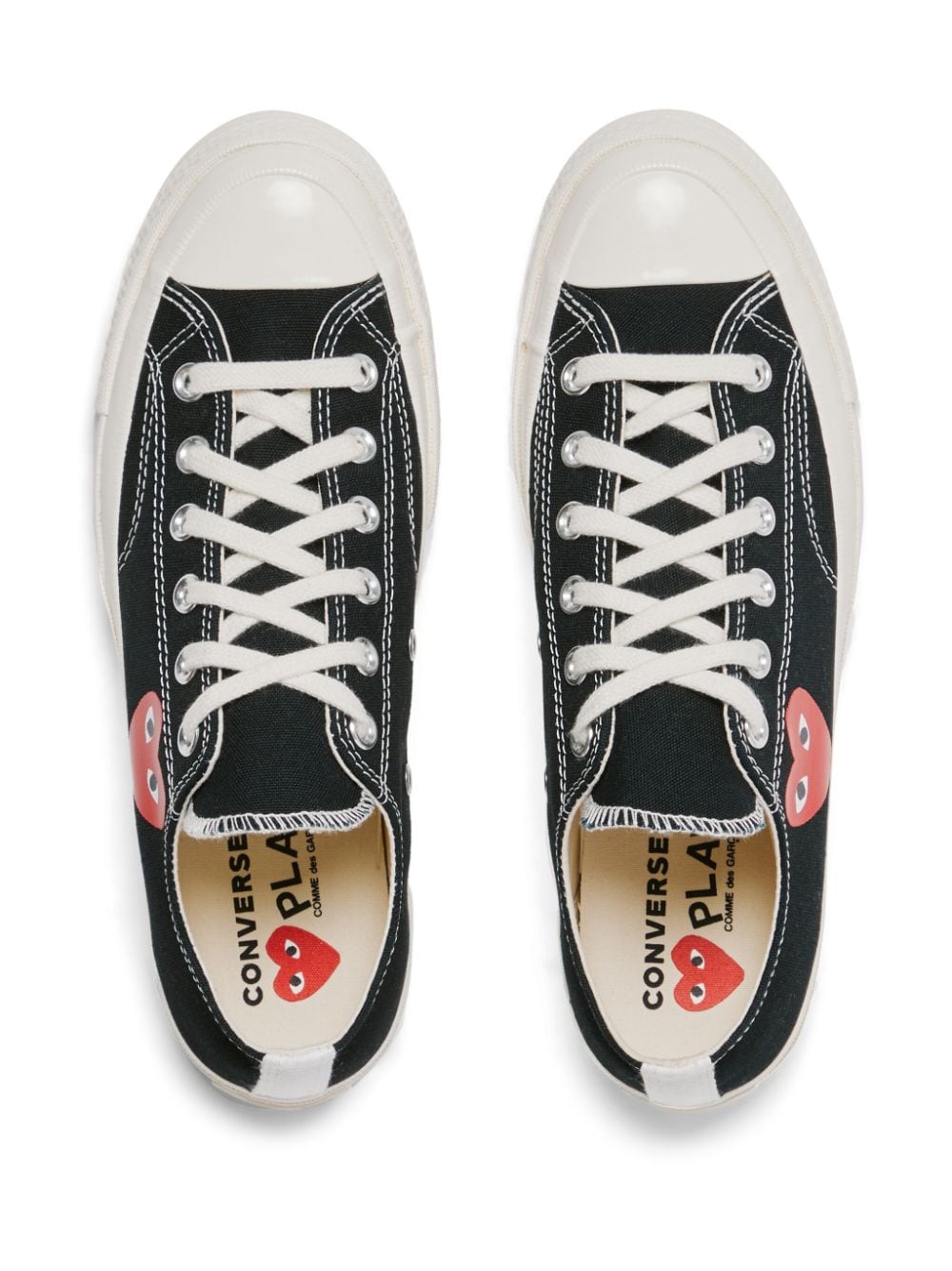 Comme Comme Des Garcons Chuck Taylor Small Red Heartスニーカー - Image 4