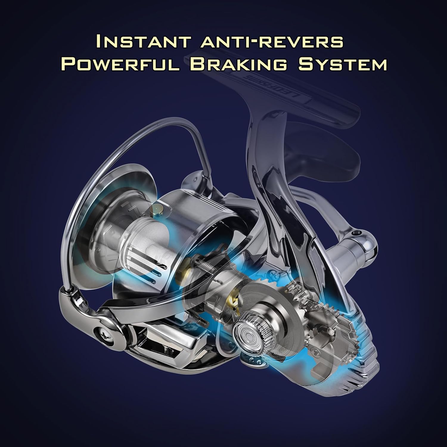 Spinning Reel,13+1 Bearing Fishing Reel Smooth and Powerful Spinning Reel for Saltwater Freshwater