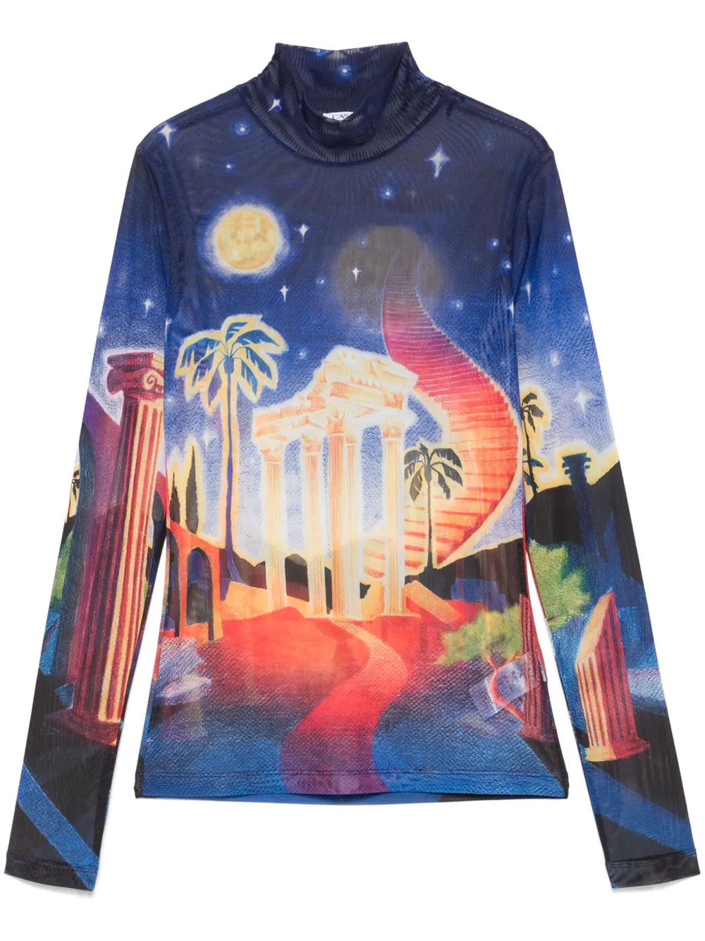 Casablanca プリント付きカサブランカTシャツ - Image 4