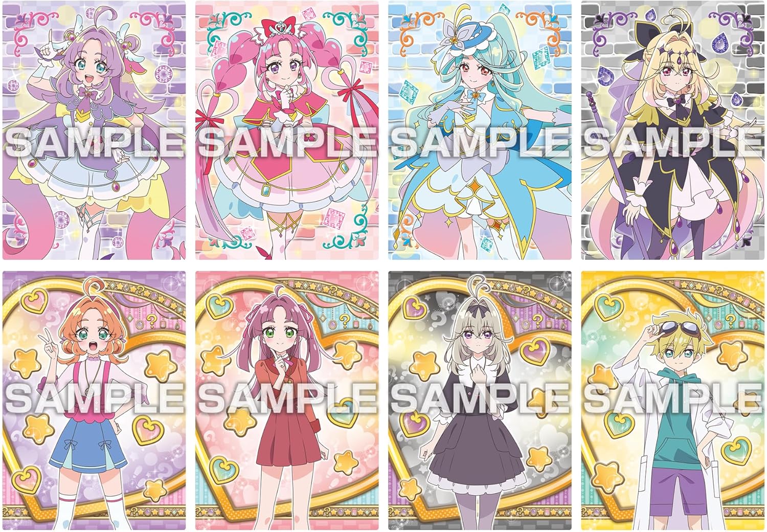 ENSKY Detective Pretty Cure! Sparkling Trading Collection Gum Included, Strawberry Flavor, Gum / Candy Toy, Sold in Box, Set of 20