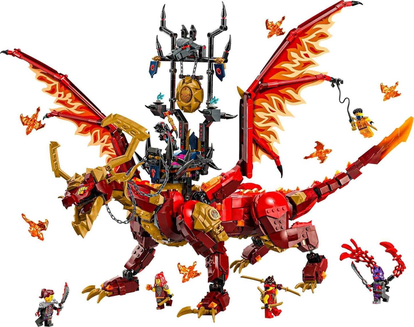 LEGO 71822 Ninjago Source Dragon Motion Toy Toy Present, Blocks, Boys, Girls, Children, 11, 12, 13, 14