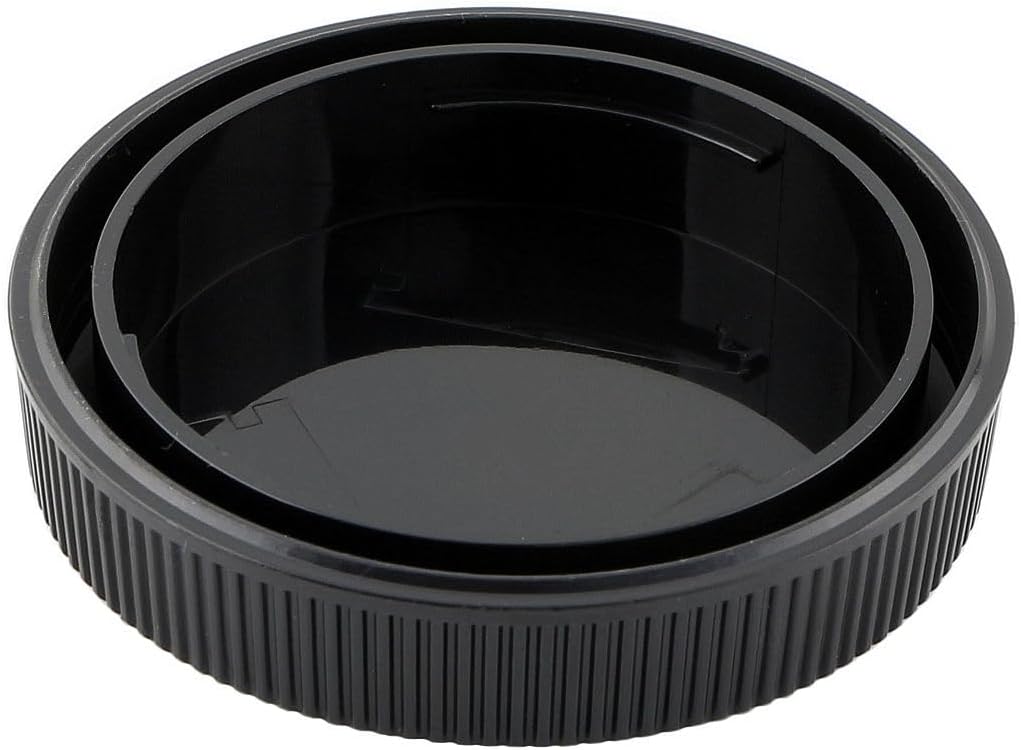 2 Pack Rear Lens Cap and Camera Body Cap Cover Kit for Canon EOS R50 R10 R8 R7 R6 R6 Mark II R5C R5 R3 RP R Ra RF Mount Mirrorless Camera
