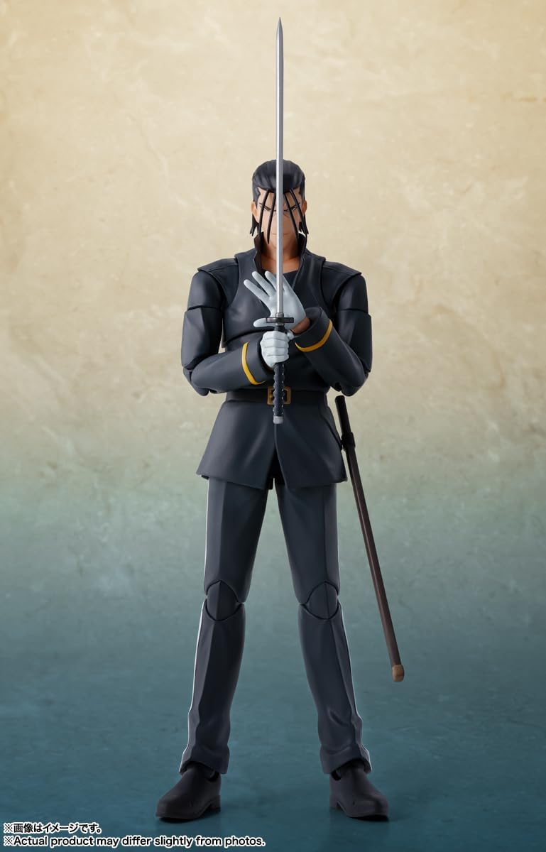 S.H. Figuarts Rurouni Kenshin -Meiji Swordsman Romantic Tan, Hajime Saito, Approx. 6.5 inches (165 mm), PVC & ABS Pre-painted Action Figure