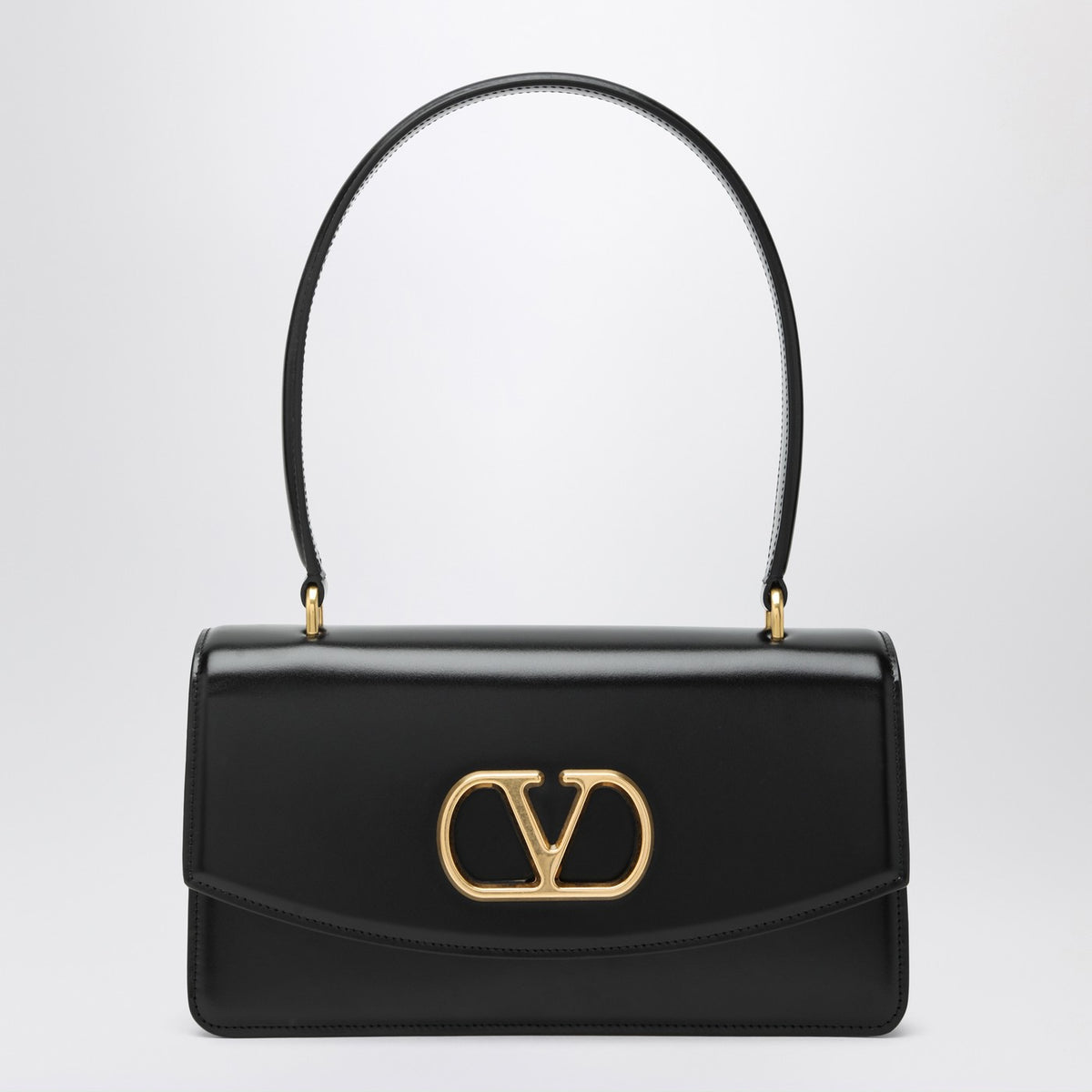 Valentino 黒い光沢のあるカルフスキンのヴァレンティーノ・ガラヴァニはやられます - Image 4