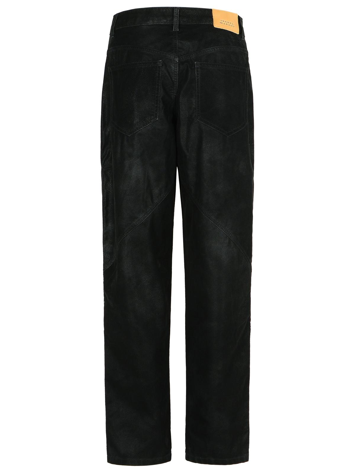 Marant イザベル・マラン・エトワイル 'ケルヴィナ'ブラックフェイクリアパンツ - Image 4