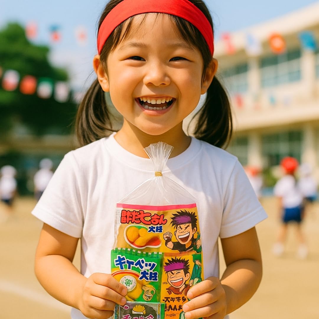 Bulk Assorted Snacks, Large Quantity, Popular, Individually Wrapped, High Capacity, 10 Bags, 8 Varieties, Set, Large Quantity, Snacks, Portioned, for Children, Potato Fries, Gum, Katsu, Affordable
