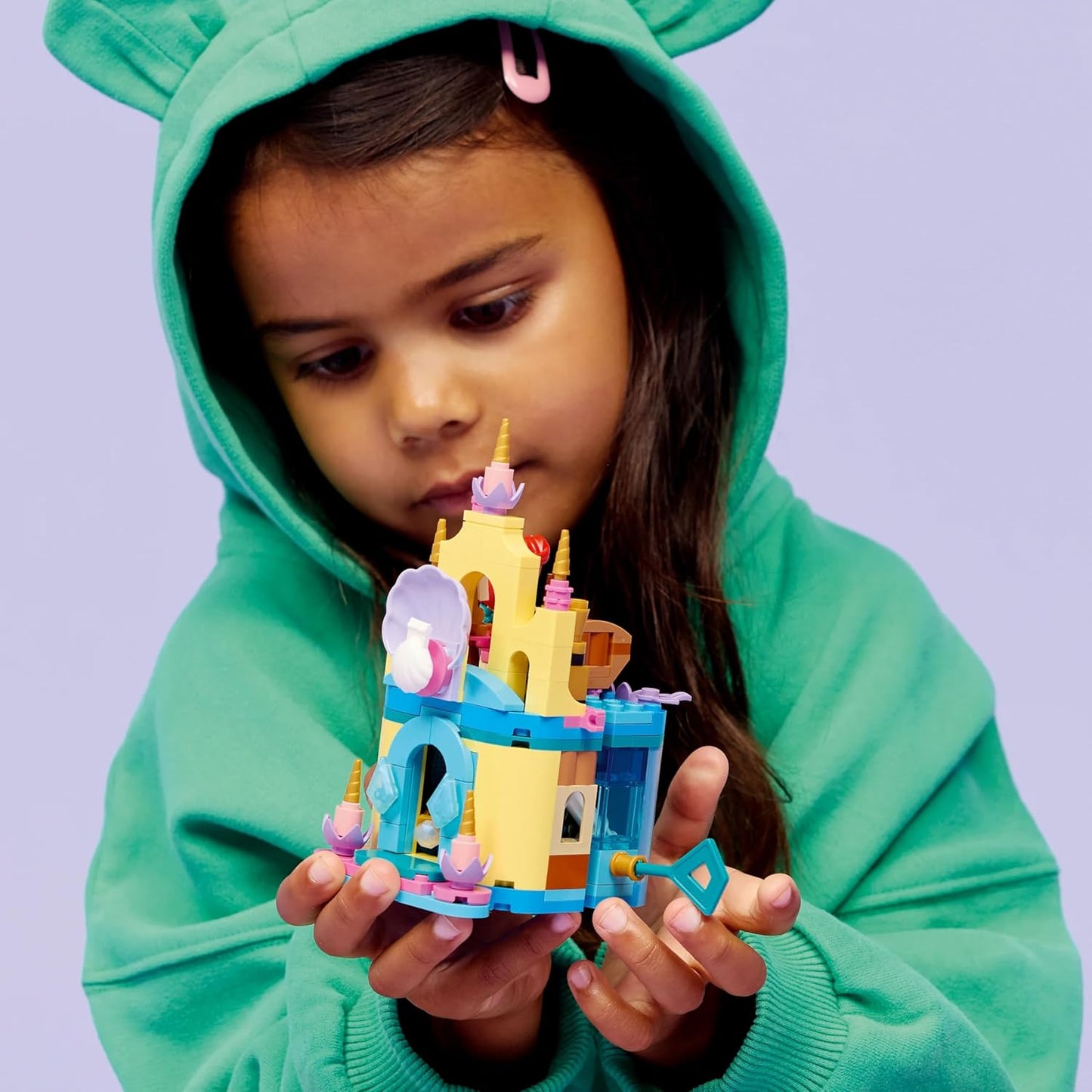 Lego 43285 Disney Princess Ariel's Magic Mini Palace Toy Birthday Present Blocks Educational Girls Boys Children 5 6 7 8 Years Old Disney Goods Interior Stylish