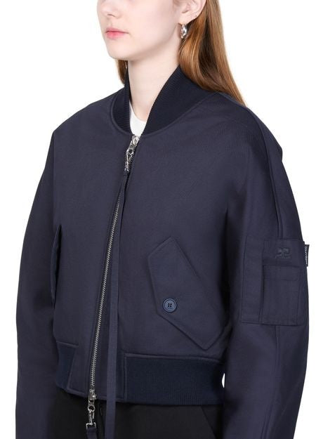COURREGES スキューバポリコットン製 ボンバージャケット - Image 4