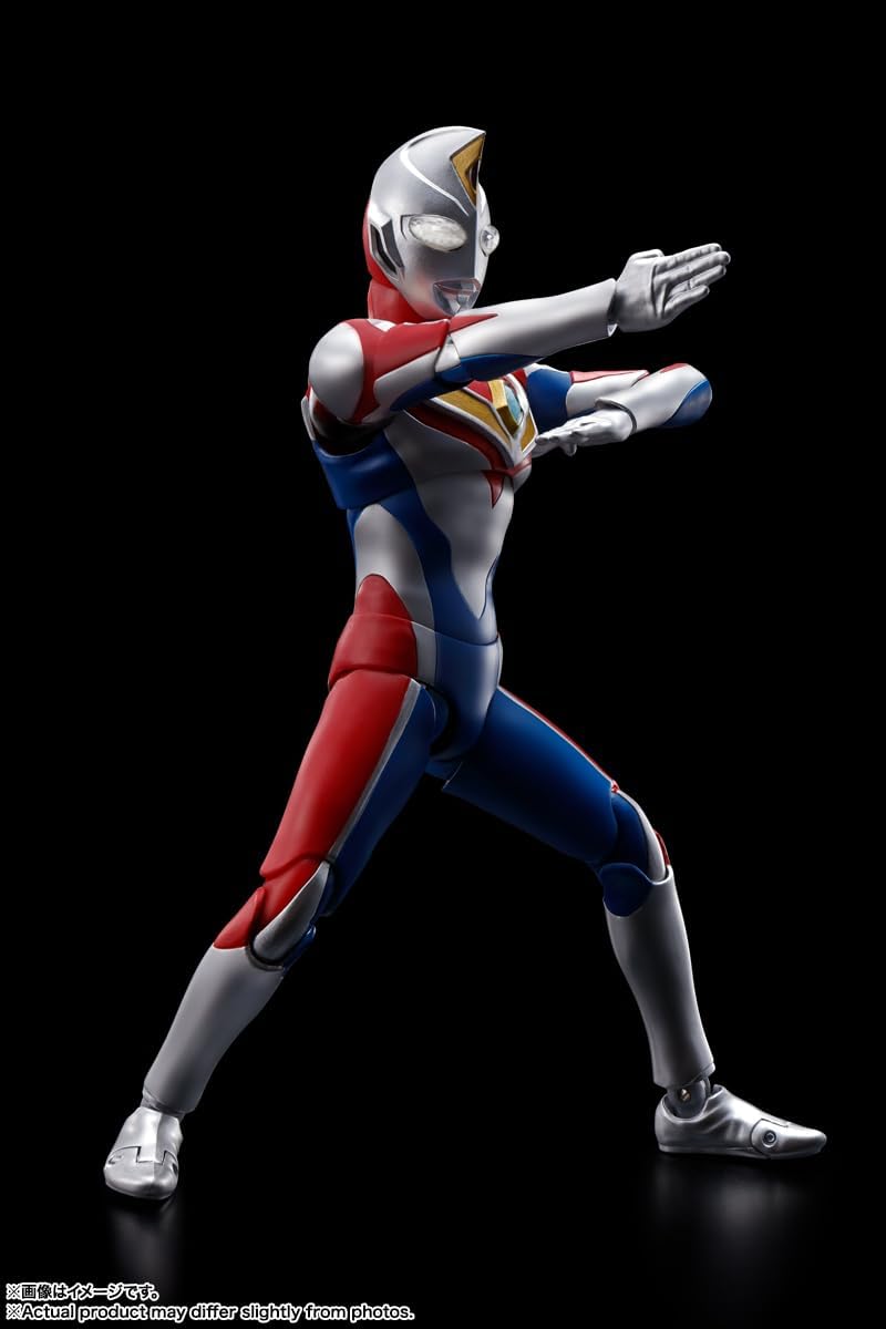 Tamashi Nations S.H. Figuarts (True Bone Carving Manufacturing Method), Ultraman Dyna, Flash Type, Approx. 5.9 inches (150 mm), PVC & ABS Pre-Painted Action Figure