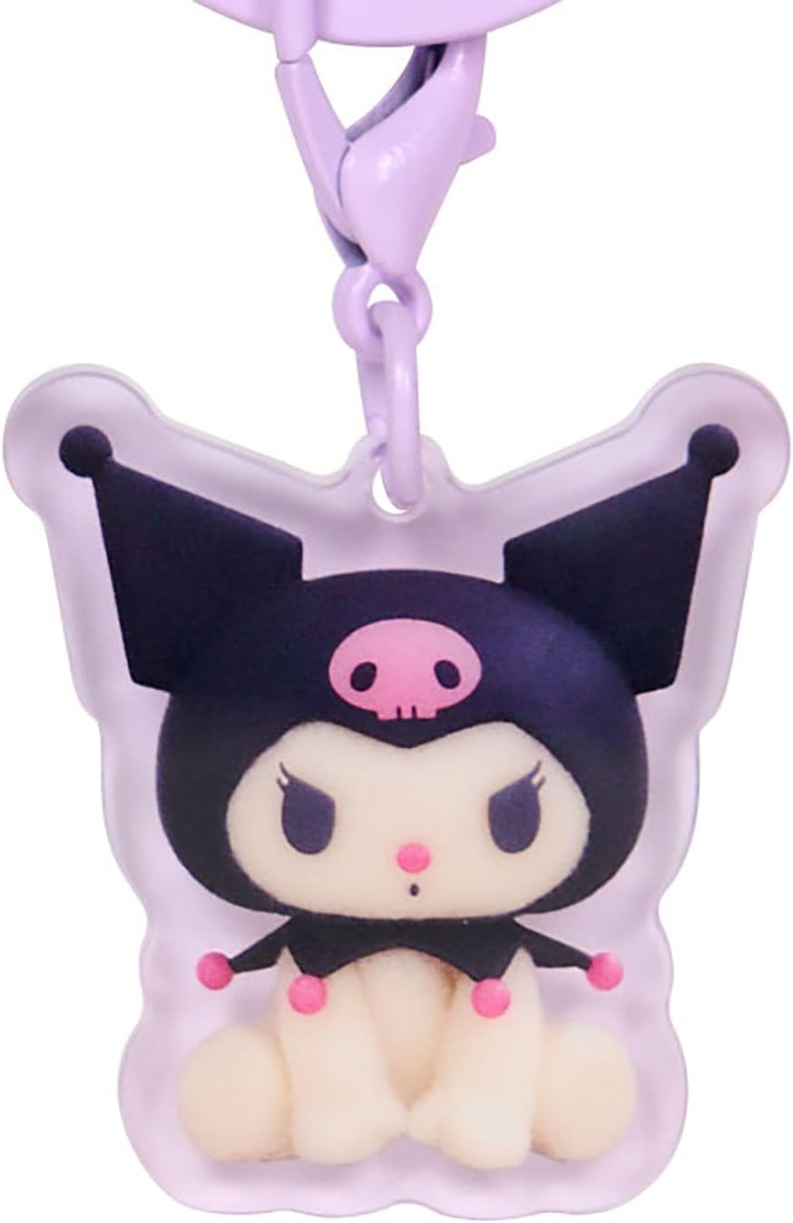 Sanrio Acrylic Keychain (Netflix Original Anime My Melody & Kuromi) Kuromi Acrylic Steel For Ages 3 and Up 883336