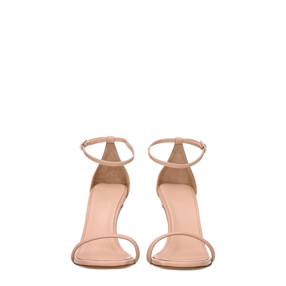 Lanvin ランビンサンダルの女性 'S 革のピンク/アプリコット - Image 4