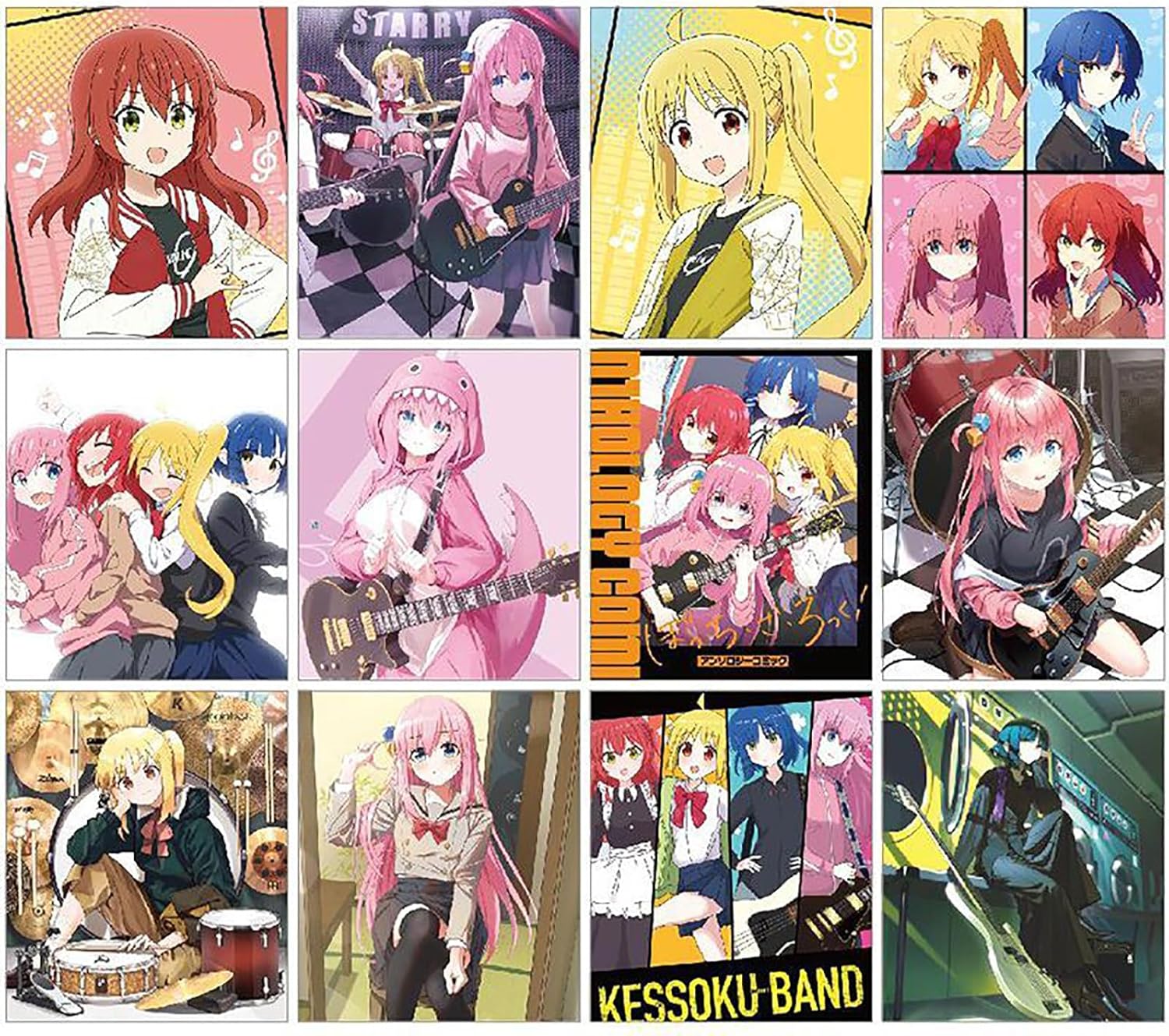 Bocchi Za Roku Calendar 2025-2026 Calendar Yamada Ryo Goto Hitori Ijichi Rainbow Summer Kita Ikuyo Photo Sticker Schedule Simple Decoration Photo Collection Support Goods Surroundings Stationery