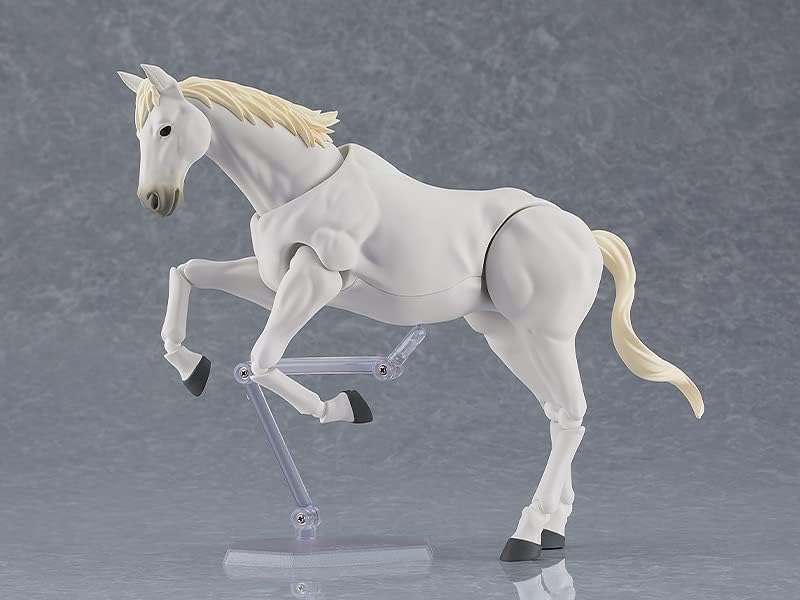 Max Factory figma Wild Horse White Non-Scale Plastic Pre-painted Action Figure