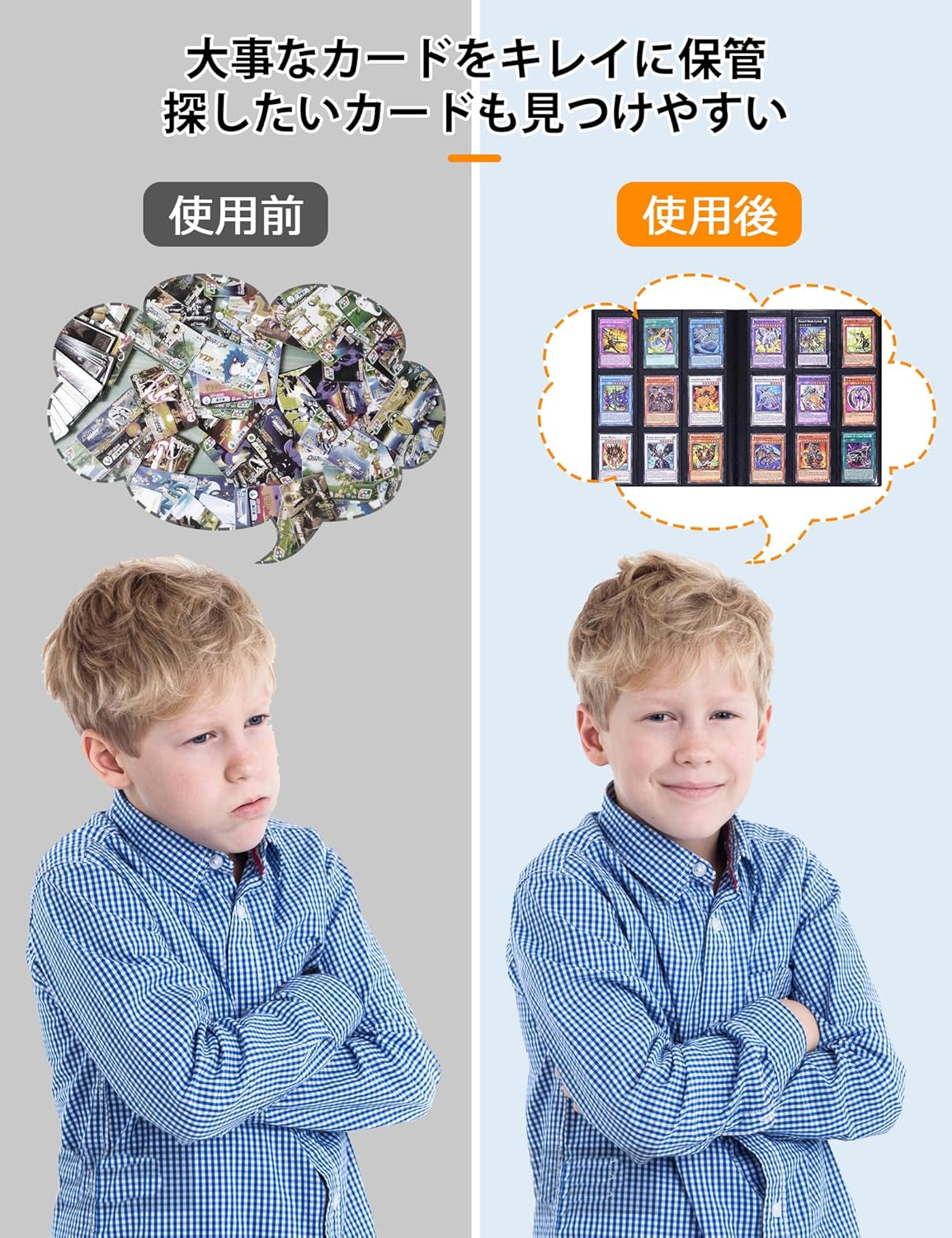 Card Files, 9 Pockets, 540 Card Storage, Trading Card Holder, Double-Sided Collection, Album, Large Capacity, Organize and Store Games, Sports Cards, Stamps, Business Cards, Trading Card Case, Binder