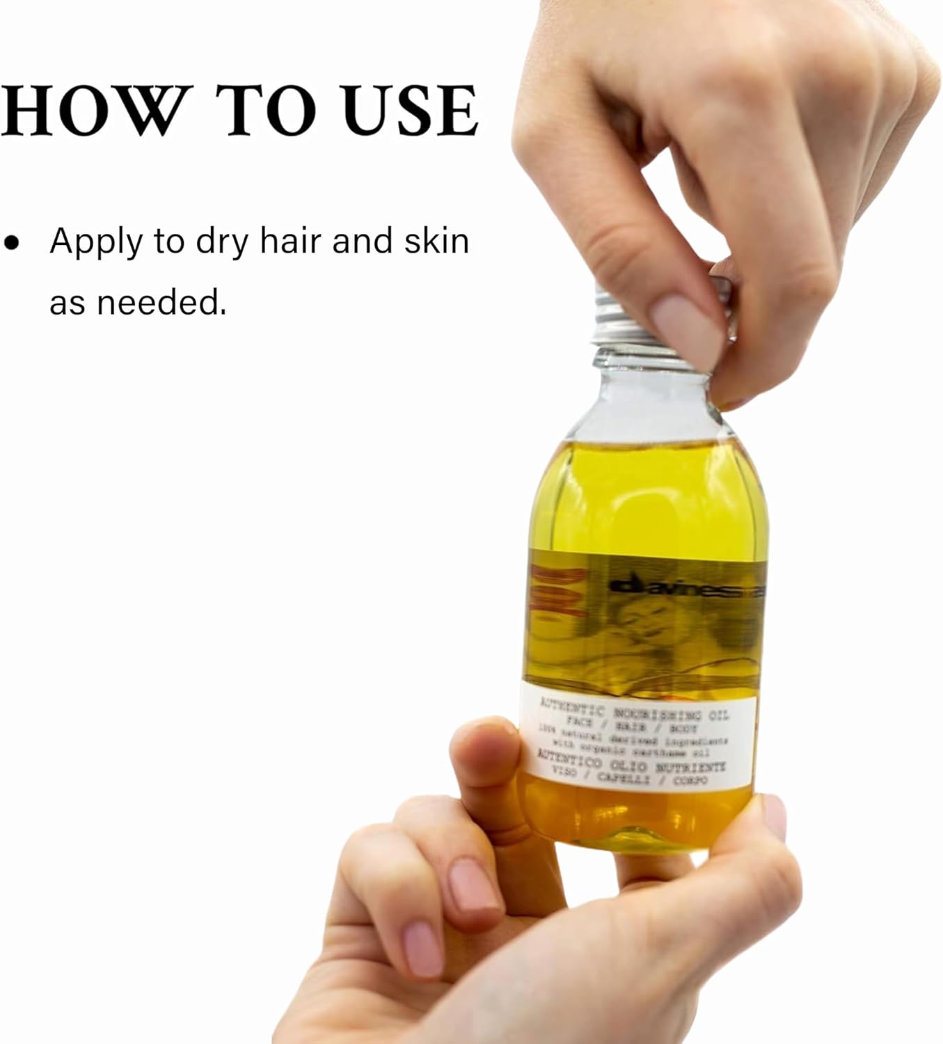 Davines Authentic Oil, 4.5 fl oz (140 ml)