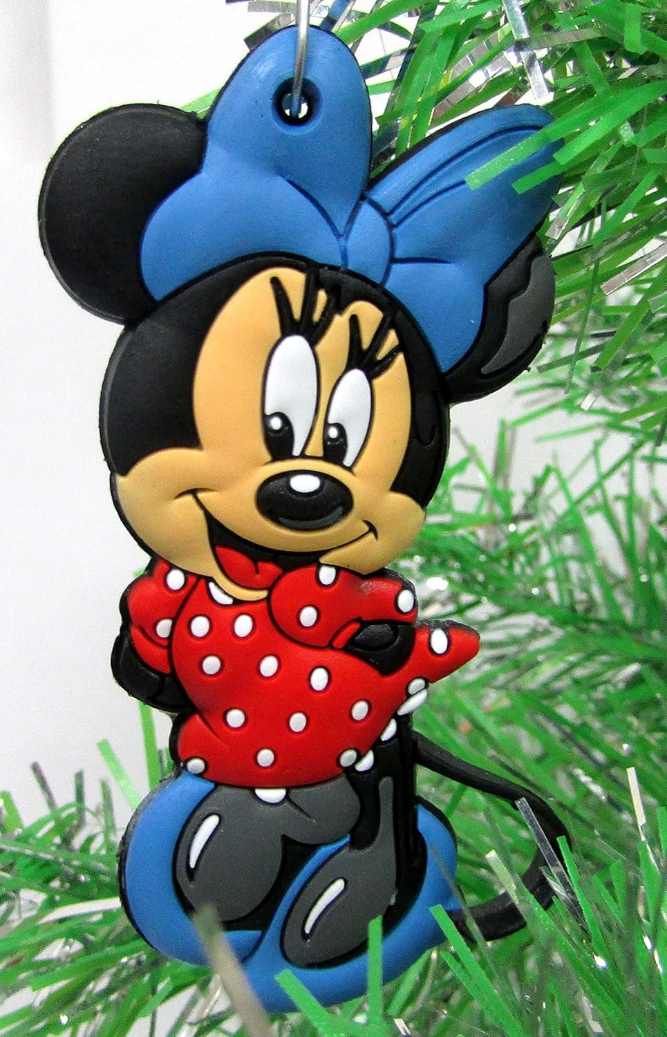 Mickey Mouse - Juego de adornos de 6 piezas con Mickey Mouse, Minnie Mouse, Pato Donald, Pato Daisy, Goofy y Plutón, diseño único de plástico inastillable, ideal para niños