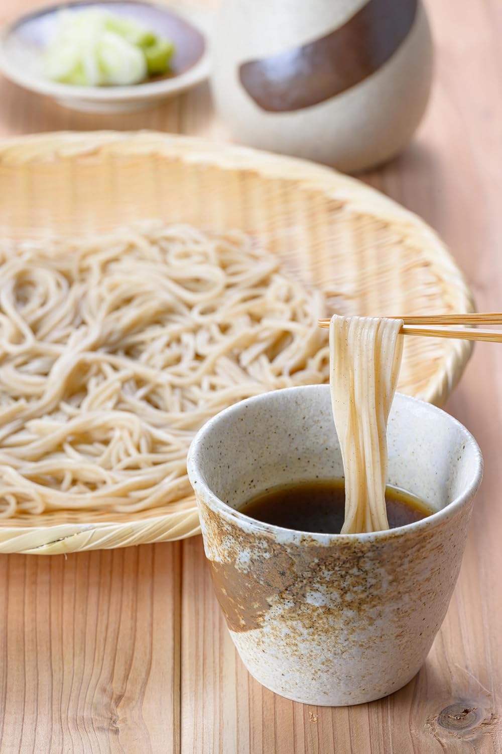 Yamagata Traditional Buckwheat 3 Types of Food Comparison (Tobiki Soba, Konnya, Tea) (3 Types x 1 Set), Popular Item