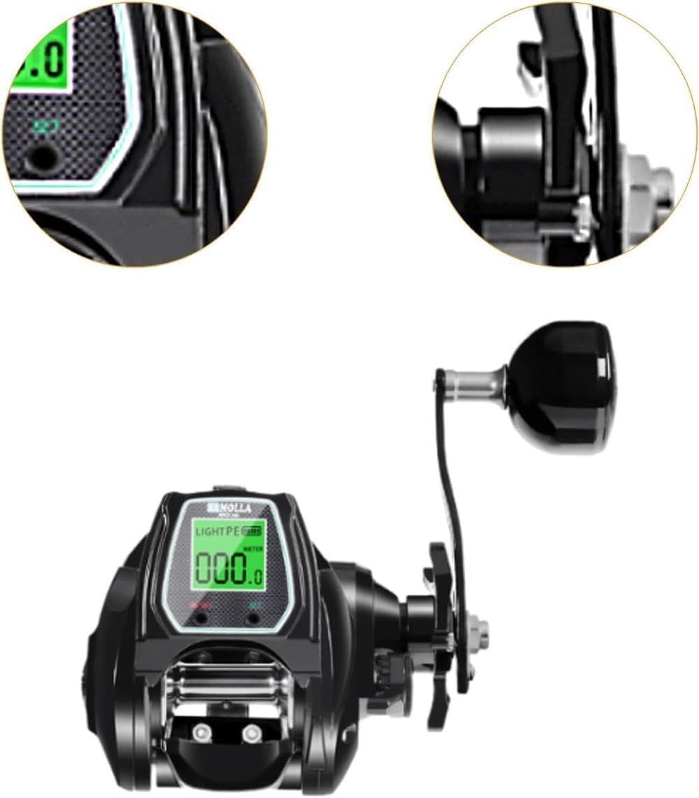 Baitcasting Reel Electric Reel Maximum Drag Saltwater Fishing Super Smooth Fast Baitcasting Reel