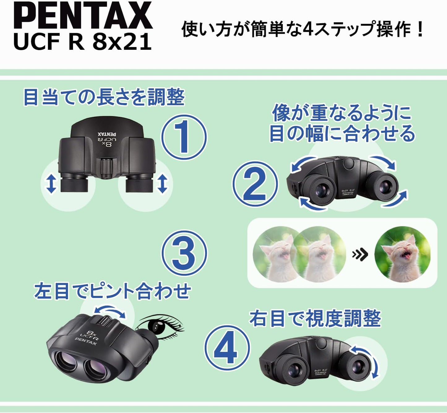 Pentax 8x21 UCF R